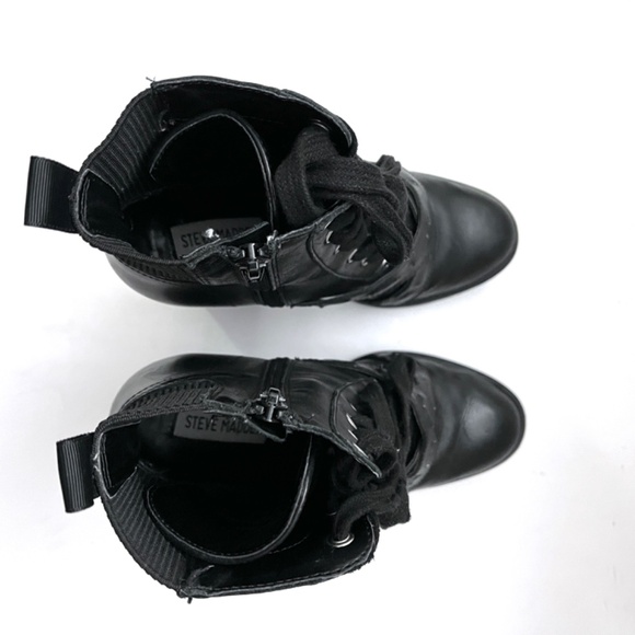 Steve Madden Latch-R Heeled Combat Boot - Picture 12 of 15
